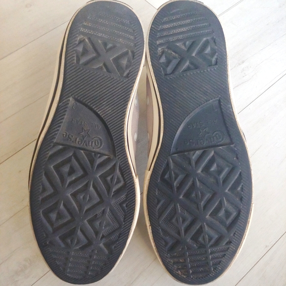 CONVERSE Leather Sherpa Lined Chuck Taylor All Star High Tops Shoes - Picture 13 of 15